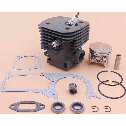 58mm Cylinder Piston Kit For Husqvarna 395 395XP 395EPA Crankcase Muffler Gasket Oil Seal Decompression Valve Bearing Chainsaw