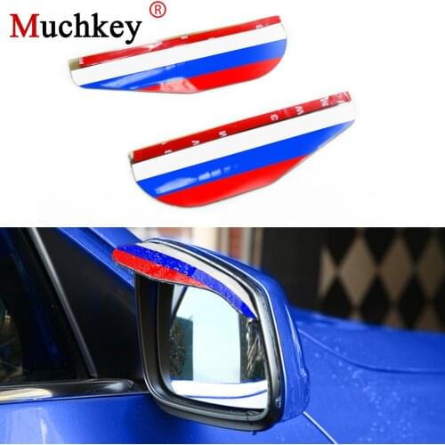 Rainproof Eyebrow Cover For Honda Civic Accord Fit Crv Dio Hrv Jazz City Cr-v CB400 Hornet Cbr Stream Crf Rain Shield Guard 2Pcs