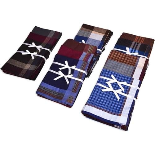 Handkerchief Men Fashion Pocket Square Handkerchief Soft And Sweat-Absorbing Cotton Handkerchief Men Suit Hanky Chest Towel Gift