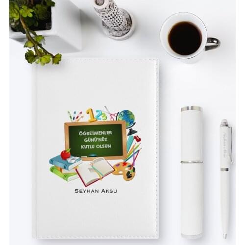 Personalized Teachers Days Happy 2020 Leather Organizer & Pen Gift Set-7