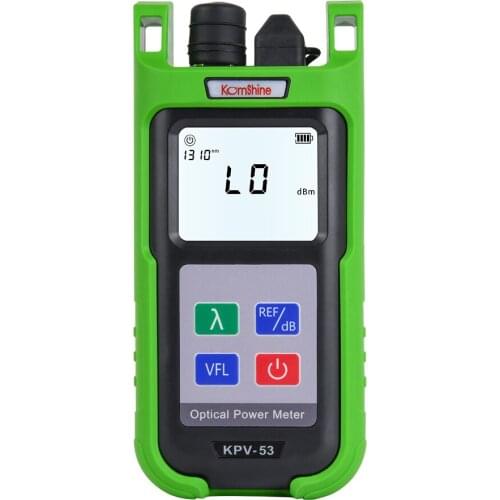 Handheld Komshine KPV-53 2-in-1 Optical Power Meter Built in 10mW Visual Fault Locator VFL with LED Backlight and 50h Working