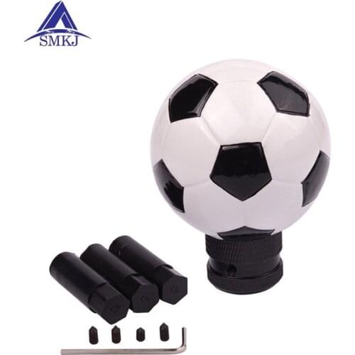 Football Gear Shift Knob Handle Soccer Ball Shift Knob Automatic Manual Shifter Knods Lever For Cars Trucks Styling