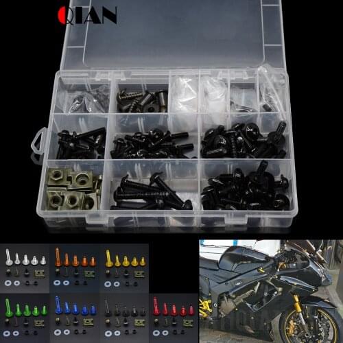 Universal Motorcycle Aluminum Fairing Screws Bolts Kit For Suzuki GSX-S150 ABS GSX-R150 ABS GSX-R150 GW250 Inazuma VX800