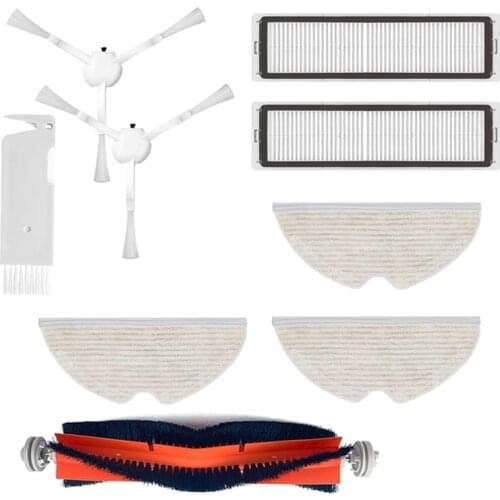 Robotic Vacuum Cleaner Spare Parts for Xiaomi Dreame D9 Centre Roller Side Brush Hepa Filter Mop Cloth Accessories