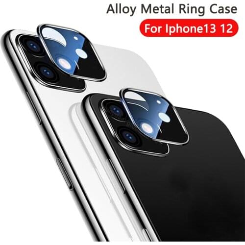 Aluminum alloy rear camera lens protector glass for iphone 12 mini pro max case metal protection ring cover 12 iphone12 12pro