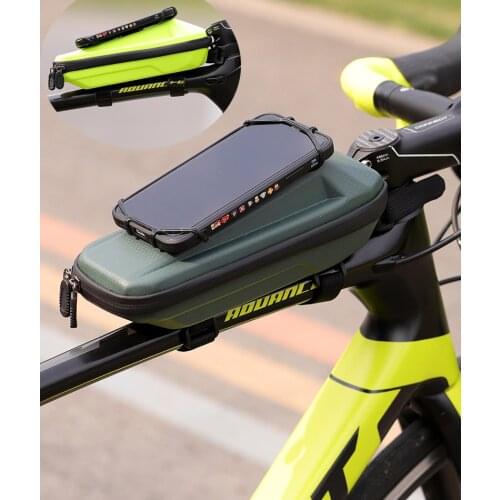1Pc Multifunctional Bicycle Bag With Phone Holder Front Frame Top Tube Bag Waterproof MTB Bike Bag Cycling Accessories