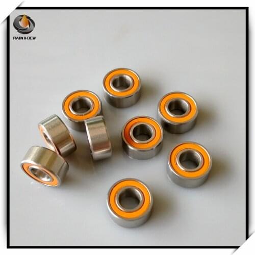 10Pcs 3x7x3mm SMR683 2RS CB ABEC-7 LD Stainless Steel Hybrid Ceramic Bearing for fast fishing