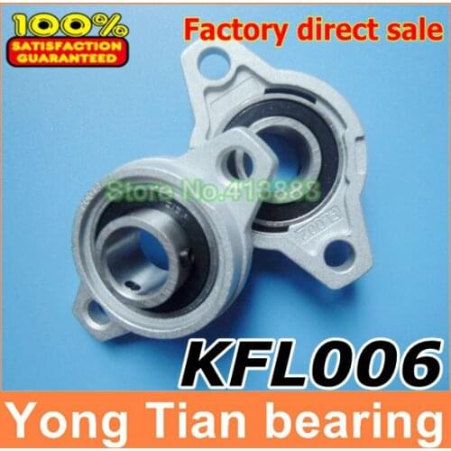 30 mm caliber zinc-aluminum alloy bearing KFL006 flange bearing with pillow block wholesale free shipping