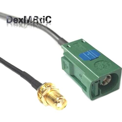 Car TV Extension Cable SMA Female Nut to Fakra E Female RF Cable RG174 20cm 8inch wholesale NEW