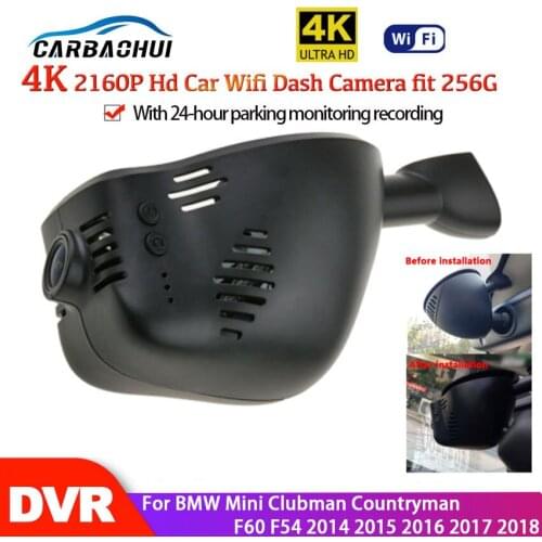 4K Car DVR Wifi Video Recorder Dash Cam Camera high quality hd For BMW Mini Clubman Countryman F60 F54 2014 2015 2016 2017 2018
