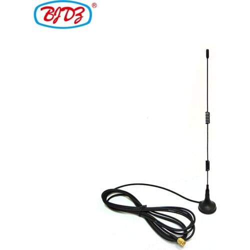 Free Shipping 2PCS 433/868Mhz 2.4/5.8G SMA Sucker Antenna with Magnetic Base 3m RG174 Cable