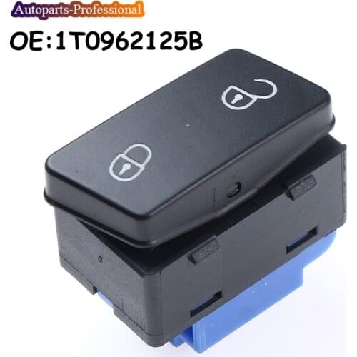 Car Central Saftey Lock Unlock Button Switch For Volkswagen VW Caddy Touran 1T0962125B 1T0 962 125B 1T0962125 1TD962125