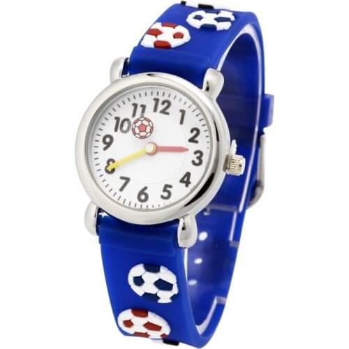 30pcs Football Quartz Wrist Watch Baby For Girls Boys 30m Waterproof Kid Watches Fashion relogio feminino kids Wristwatches