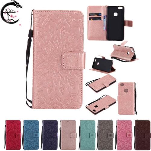 PU Leather Case Flip Cover for Huawei P10 lite / Nova lite Phone Wallet Holder Stand Cases Card Slots Covering Coque for P10lite