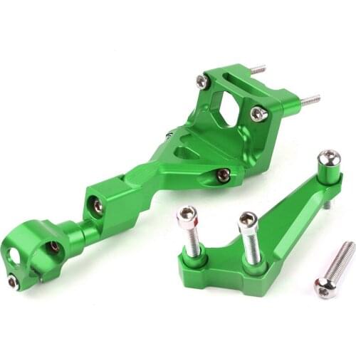 For Kawasaki Z250 CNC Adjustable Steering Stabilizer Damper Bracket Mounting Holder kit Z 250 2015 2016 Motorcycle Accessories