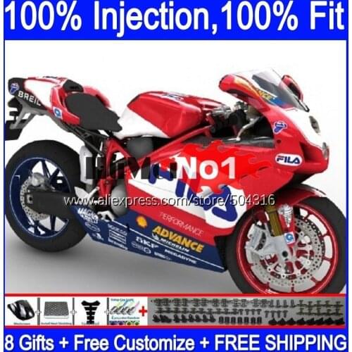 Injection Body For DUCATI 749S 999S 749 999 S R Bodywork 121MC.0 749-999 03 04 749R 999R 2003 2004 OEM Fairing kit Factory Red
