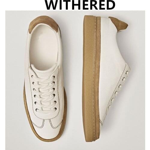 Jenny&Dave Sneakers WomeFashion Summer Genuine Leather Sheep Soft Casual Women Shoes Sneakers Women Shoes Woman Vulcanized Shoes