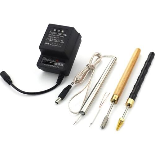 Fashion Linear Pen and Belt Strap Edge Dye Oil Roller Thermostat Burning Thread Tool DIY Leather Craftwork Accessories