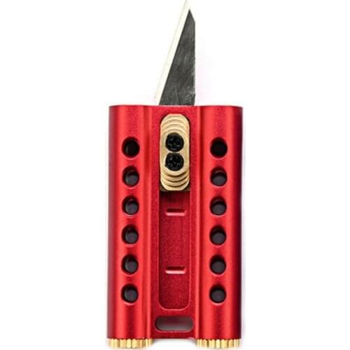 1 Pc Mosquito Repellent EDC Mini Detachable Knife Portable Paper Cutting Brass Pocket Key Ring Folding Newest