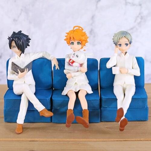 The Promised Neverland Emma Norman Ray Sofa Ver. PM Figure Collectible PVC Figurine Model Toy