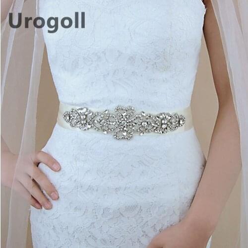 Trendy Womens Belt Handmade Wedding Evening Dress Sash Belts Bridal Bride Belt Sashes Embellished Belts Dress Up For Party