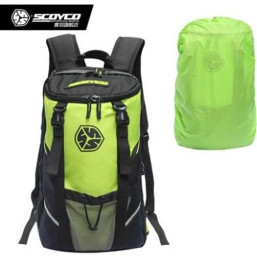 SCOYCO Cross-country Motorcycle Cycling Backpack Motorbike Helmet Bag Kinght Shoulder Bag Moto Racing Travel Bag