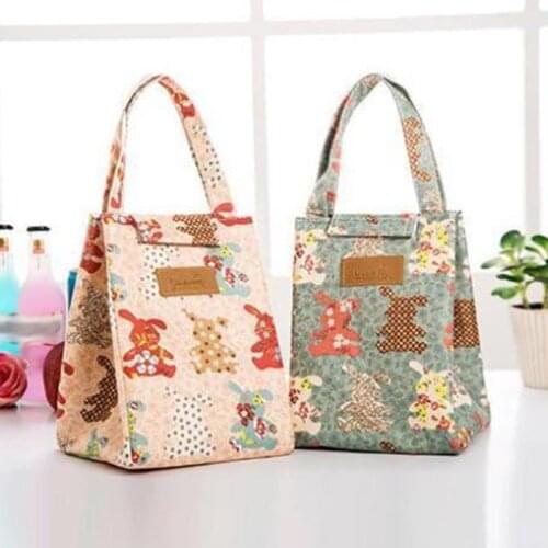 Lunch Handbag Thermal Insulated Picnic Tote Bag Lunch Bag Cooler Lunch Bag Fashion for Women Portable Picnic Travel