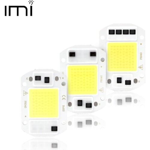 LED COB Chip Lamp Smart IC 3W 5W 7W 10W 20W 50W 70W 100W 150W Integrated Floodlight No Need Drive DIY Light Bead Spotlight