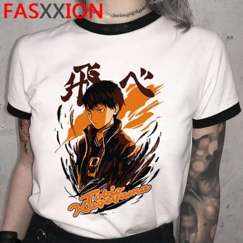 Haikyuu top tees t-shirt male harajuku kawaii aesthetic couple clothes kawaii tshirt t shirt aesthetic