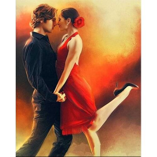 YIKEE diamond painting Dance with me,embroidery diamond mosaic,5d diamond painting full K223