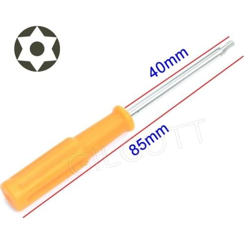 Yellow T6 T8 T10 Precision Screwdriver Tool Opening Tools Security Repair Tool Kit Screw Driver for Xbox One Xbox360 PS3 PS4