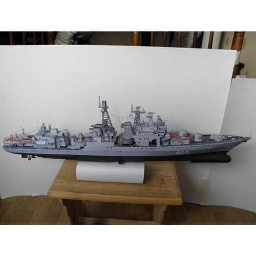 1:200 Admiral Antisubmarine Ship DIY 3D Paper Card Building Educational Toy Military Toys Construction Model Set Kids Model K2E3