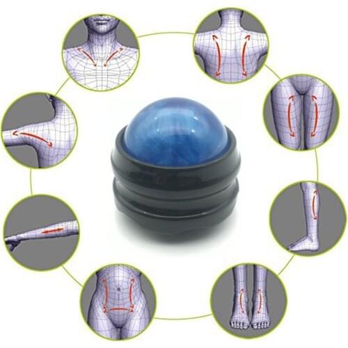 1pcs Manual Massage Roller Ball Body Therapy Back Foot Hip Relaxer Stress Release Muscle Relaxation Health Care Tool