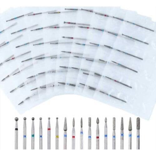 6Pcs/set Nail Art Grinding Heads Drill Bits manicure cutters For Women DIY Pedicure Polish Tools accessories Diamond Bullet Bit