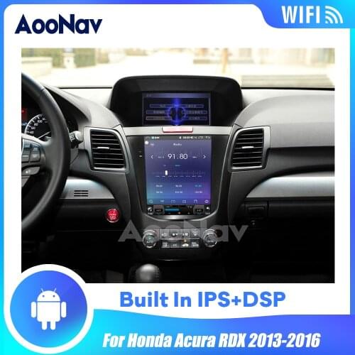 Stereo Receiver Android System Car Radio For Honda Acura RDX 2013-2016 GPS Navigation Audio Multimedia Player