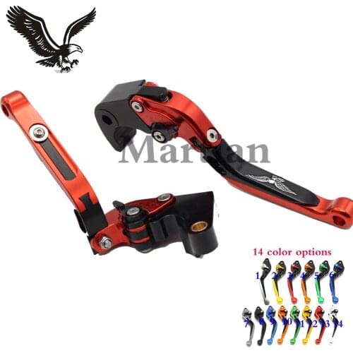 For Moto Guzzi Breva 850 1100 1200 GRISO BREVA 1100 NORGE 1200 GT8V CNC Motorcycle Foldable Extending Brake Clutch Levers 170mm