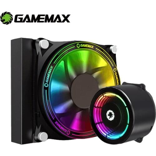 GameMax Ice Chill RGB CPU Cooler for Intel LGA 2066 2011 V3 115X 775 AMD AM4 AM3+ AM3 FM2+ FM2 Heatsink Integrated CPU Cooling