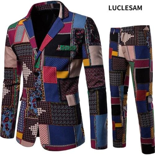 Мужские костюмы LUCLESAM China At AliExpress