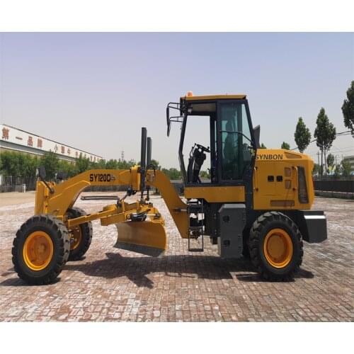 SY120C Mini Road Motor Grader New Construction Equipment High Efficiency Road Motor Grader