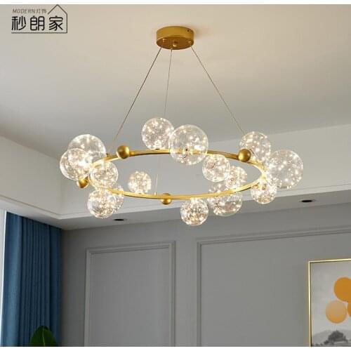 Nordic led stone lustre suspension nordic light lustre pendente kitchen fixtures lumiere kitchen dining bar dining room light