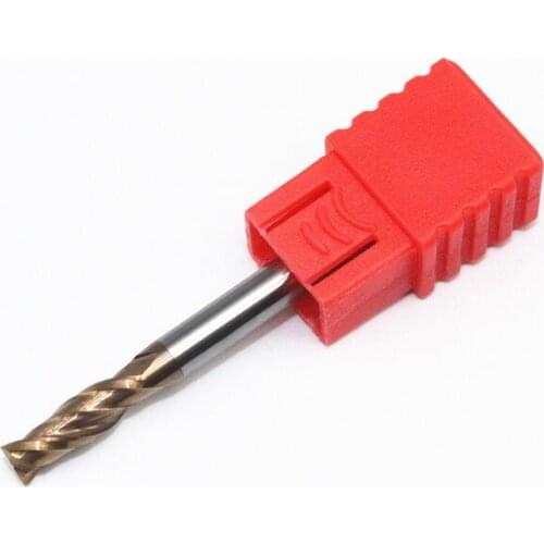 1PCS HRC60 4mm Solid Carbide flat End mills D4X12LXD4X50L 2Flute Standard Length Side milling Slotting Profiling face mill