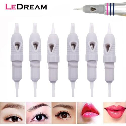 100pcs/lot Disposable 8mm Screw Gray Tattoo Needle Cartridge For Premium Charmant Permanent Tattoo Machine Pen 1P 1D 3P 5P 5F 7F