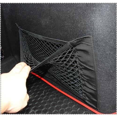 40cm*25CM auto Trunk Box Storage Bag Mesh Net Car accessories for BMW 335is Scooter Gran 760Li 320d 135i E36 F30 F30