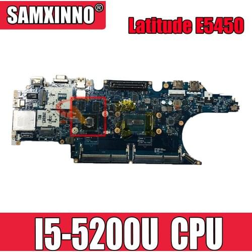 For DELL Latitude E5450 I5-5200U Laptop Mainboard CN-04CNY4 ZAM70 LA-A901P SR23Y Notebook Motherboard
