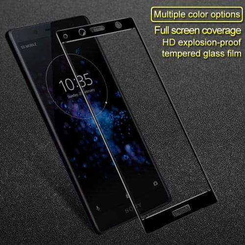 For Sony Xperia XZ2 Compact H8314 Dual Sim H8324 Smartphone Mobile 9H 2.5D Tempered Glass IMAK Full Cover Screen Protection Film