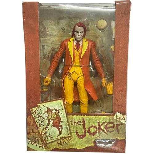 NECA The Dark Knight The Joker PVC Action Figure Children Boys Gift For Collection 7'' Toys Model 18cm