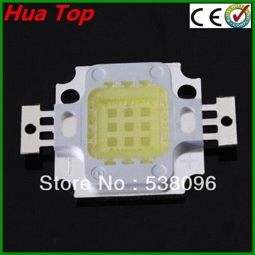 Hot sale Lampada 30pcs/lot 10W 900LM solar epistar Chip Bulb IC SMD Lamp Light White / Warm White High Power Chip lustres lamp