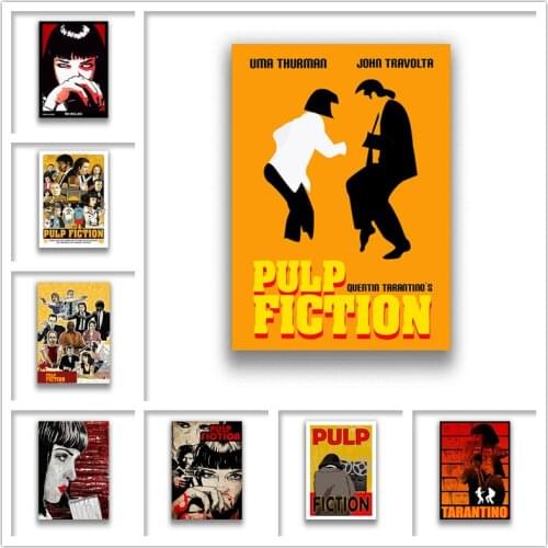 Quentin Tarantino Fiction White Coated Paper Prints High Definition Clear Image Livingroom Bedroom Bar Decoration Home Art Brand