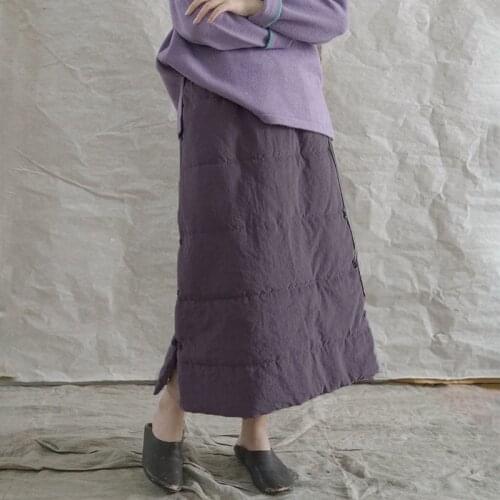 Женские теплые юбки Johnature China At AliExpress