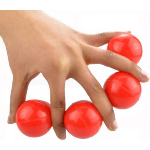 Classic Professional Soft Rubber Multiplying Magic Balls One Ball To Four Balls Magic Tricks Magic Sets Magic Props High quality